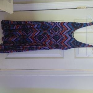 Express multi colored dress